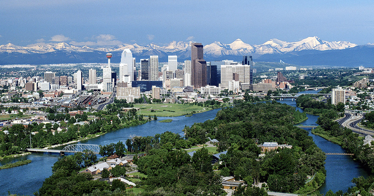 Calgary una ciudad vibrante en la provincia de Alberta, Canadá